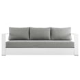 thumbnail image 6 of Modway Tahoe Outdoor Patio Powder-Coated Aluminum Sofa in White Gray, 6 of 8