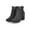 Black, variant on Women's Glitter Dressy Ankle Boots High Heel Dressy Boots (Black 35)