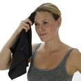 thumbnail image 6 of Microdry Luxury Microfiber Cooling Workout Towel, 16x28, Quick Drying, Ultra Absorbent, Black, 6 of 8