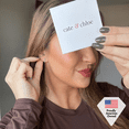 thumbnail image 6 of Cate & Chloe Hayden 18k White Gold Plated Linear Drop Earrings with Swarovski Crystals for Women, 6 of 11