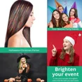 thumbnail image 3 of Herbiar Hair Tinsel Kit 16 Colors 47inch 3200 Strands 12 Feather Extensions Women Girls Heat Resistant, 3 of 8