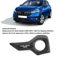 thumbnail image 3 of Front Fog Light Frame, Front Fog Light Cover Trim Sporty Style Fog Lamp Bezel Frame Replacement For Dacia Sandero MK3 2021+, 3 of 7