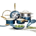 thumbnail image 1 of GOTHAM STEEL Juego de 15 ollas y sartenes de cerámica antiadherentes, juegos de utensilios de cocina, juego de ollas y sartenes, juego de utensilios de cocina de cerámica, juego de utensilios de cocin, 1 of 5