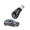 thumbnail image 5 of 5 Speed Manual Car Gear Shift Knob Shifter Lever For Granta Kalina Niva Samara Largus Chrome+red, 5 of 5