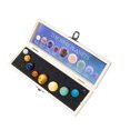thumbnail image 1 of 9Pcs Crystal Ball Solar System Planets stones planets Office Home Desk Decor for Good Luck, 1 of 8