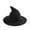 Black B, variant on ZQUUVOU Women's Witch Hat Thick Fleece Pointed Wizard Festival Accessory Party Themed Headwear Vintage Hat Green B