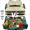 thumbnail image 5 of SEANATIVE Golf Cart Seat Covers for 2-Person Seats, Suitable for EZGO, Yamaha, Club Car and More, Scratch-resistant All Weather Golf Cart Accessory, Hawaiian Hibiscus Flower Tropical Leaf, 5 of 7