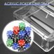 thumbnail image 3 of 10pcs professional acrylic poker chips 100 chip trays (without cover), 3 of 5
