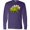Purple, variant on Inktastic Easter Bunny Stegosaurus with Eggs and Pink Ears Long Sleeve T-Shirt