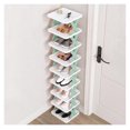 9 Tier Shoe Rack Space Saving Vertical Single Pairs Shoe Shelf Storage ...