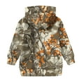 thumbnail image 3 of Xyxonk Camo Hoodies for Girls Toddler & Kids 10-12 Years Long Sleeve Maple Leaf Print Cute Camouflage Sweatshirts with Pocket Fall Hunting Fleece Clothes,Light Gray 110, 3 of 4