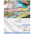 thumbnail image 6 of Colorful Flip Flops Beach Towels Oversized Super Absorbent, Summer Blue Beach Ocean Lightweight Bath Towel Quick Dry Sets For Bathroom/Pool/Rv Camping/Beach Play/Gym Room/Picnic 23"x47", 6 of 8