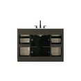 thumbnail image 3 of Elegant Kitchen and Bath Alden 48 Inch Single Bathroom Vanity In Mocha Brown, 3 of 13