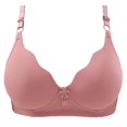 thumbnail image 2 of Plus Size Push Up Bras for Women - Underwire Support, Hide Back Fat Smoothing, Padded T-Shirt Bra for Everyday Pink 40, 2 of 6