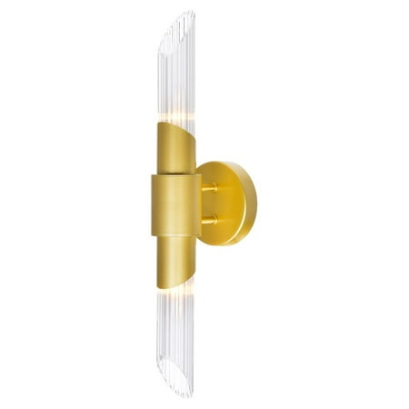 

CWI Lighting Croissant 2 Light Contemporary Metal Wall Sconce in Satin Gold