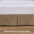 thumbnail image 6 of Tailored Bed Skirt - 18 inch Drop, Camel, Full Bedskirt with Split Corners (Available in 14 Colors) Blissford, 6 of 7