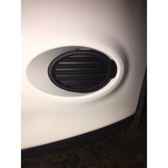 2x ABS Black Front Bumper Fog Light Cover Vent Grille For Ford Focus 2012-2014