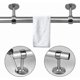 thumbnail image 5 of Ceiling Bracket for Curtain Rod, 4 Pieces Stainless Steel Hanging Rod Bracket, Curtain Rod Bracket, Hanging Rod Bracket, 5 of 5