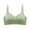 Green, variant on Full Coverage Bra Women Lace Bra No Underwire Push Up Underwear Vest-Style Sleep Bra Regular Size Cupless Bra, Style 3572, Green 34C