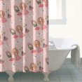 thumbnail image 4 of Doll Princess Pattern Shower Curtain 72"x84" ,Bathroom Decorative Shower Curtains Set with 12 Hooks,Modern Waterproof Washable Shower Curtain, 4 of 6