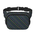 thumbnail image 1 of Disketp Mardi Gras Strings of Beads Riñonera de Doble Capa, Bolsa de Cintura Ajustable para Viajes, Correr y Senderismo, Riñonera Ligera para Hombre y Mujer, 1 of 9