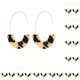 thumbnail image 3 of Sonducket 1 par de pendientes en forma de U con estampado de leopardo, aro geométrico para la oreja, adornos de joyería de acrílico de moda Type1 NO1, 3 of 6