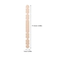 thumbnail image 3 of 100pcs Wooden Popsicles Sticks Ice Cream Making Sticks Round Popsicles DIY Sticks, 3 of 8