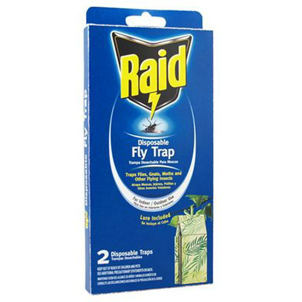 Pic PFT-RAID Raid 2CT Disposible or Display Fly Trap - Walmart.com ...