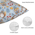 thumbnail image 3 of Pofeuu Summer Time With Gnome Print Double-sided plush pillowcase Square Throw Pillow Covers Pillows Cover for Living Room Bedroom Sofa Couch Cushion Cover（No pillow core）-24"x24", 3 of 7