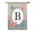 thumbnail image 3 of Breeze Decor 80143 Butterflies M Monogram 2-Sided Impression Garden Flag - 13 x 18.5 in., 3 of 7