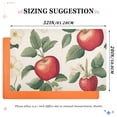 thumbnail image 6 of Yayeee Doormat for Indoor Entrance 32" x 20" Non Slippery Floor Rug, Apples Flower Pattern, 6 of 8