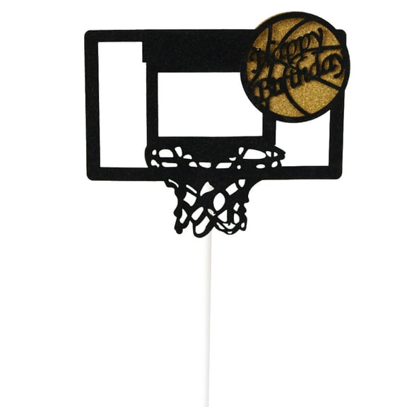 Raindrops 6pcs Basketball Cake Topper Birthday Cake Decoration Baby Shower Birthday Party Wedding Favor Supplies