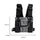 thumbnail image 4 of Bolsa De Pecho Molle Bolsas De Chaleco Casual Bolsa De Pecho Masculina Ajustable Ligero Con Cremallera Senderismo Viajes Ndcxsfigh Para Estrenar, 4 of 4