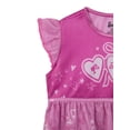 thumbnail image 2 of Barbie Short Sleeve Sleep Fantasy Gown, One-Piece, Sizes 4-12, 2 of 3