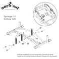 Aeroski 2.0 Home Exercise Ski Fitness Machine, High Grade Steel Spring