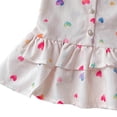 thumbnail image 6 of Zpanxa Girls Dresses, Girl's Double Layer Skirt Dress Sleeveless Solid Versatile Casual Dresses Pink 1 Years, 6 of 6