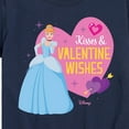 thumbnail image 3 of Disney Princess - Kisses and Valentine Wishes - Valentine's Day - Youth Short Sleeve Graphic T-Shirt, 3 of 4