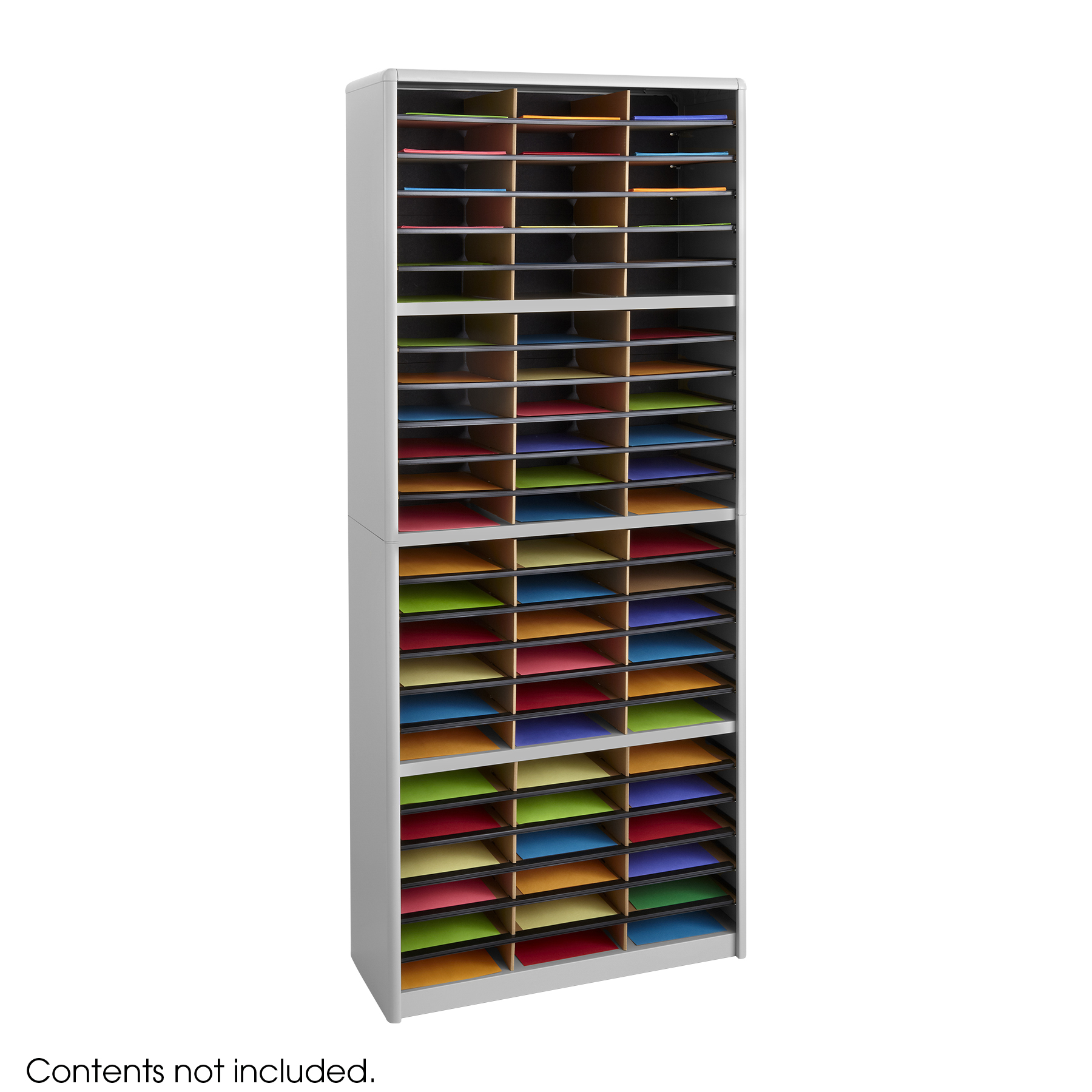 Safco 7131GR Value Sorter Value Sorter Literature Organizer, 72