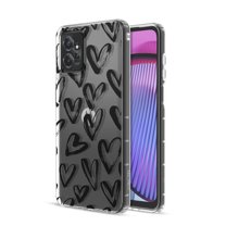 MyBat Pro Mood Series Case for Motorola Moto G Power 5G (2023) - Black Hearts