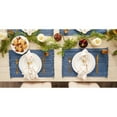 thumbnail image 5 of Variegated Nautical Blue Fringe Cotton Placemats 13x19 (Set of 6), 5 of 5