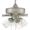 thumbnail image 2 of OS104PN5 Craftmade Lighting Outdoor Super Pro - 5 Blade Ceiling Fan with Light Kit In Classic Style-60 Inche Wide-Painted Nickel Finish, 2 of 10
