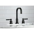 thumbnail image 3 of Kingston Brass FSC8930DKL Kaiser Widespread Bathroom Faucet with Brass Pop-Up in Matte Black, 3 of 7