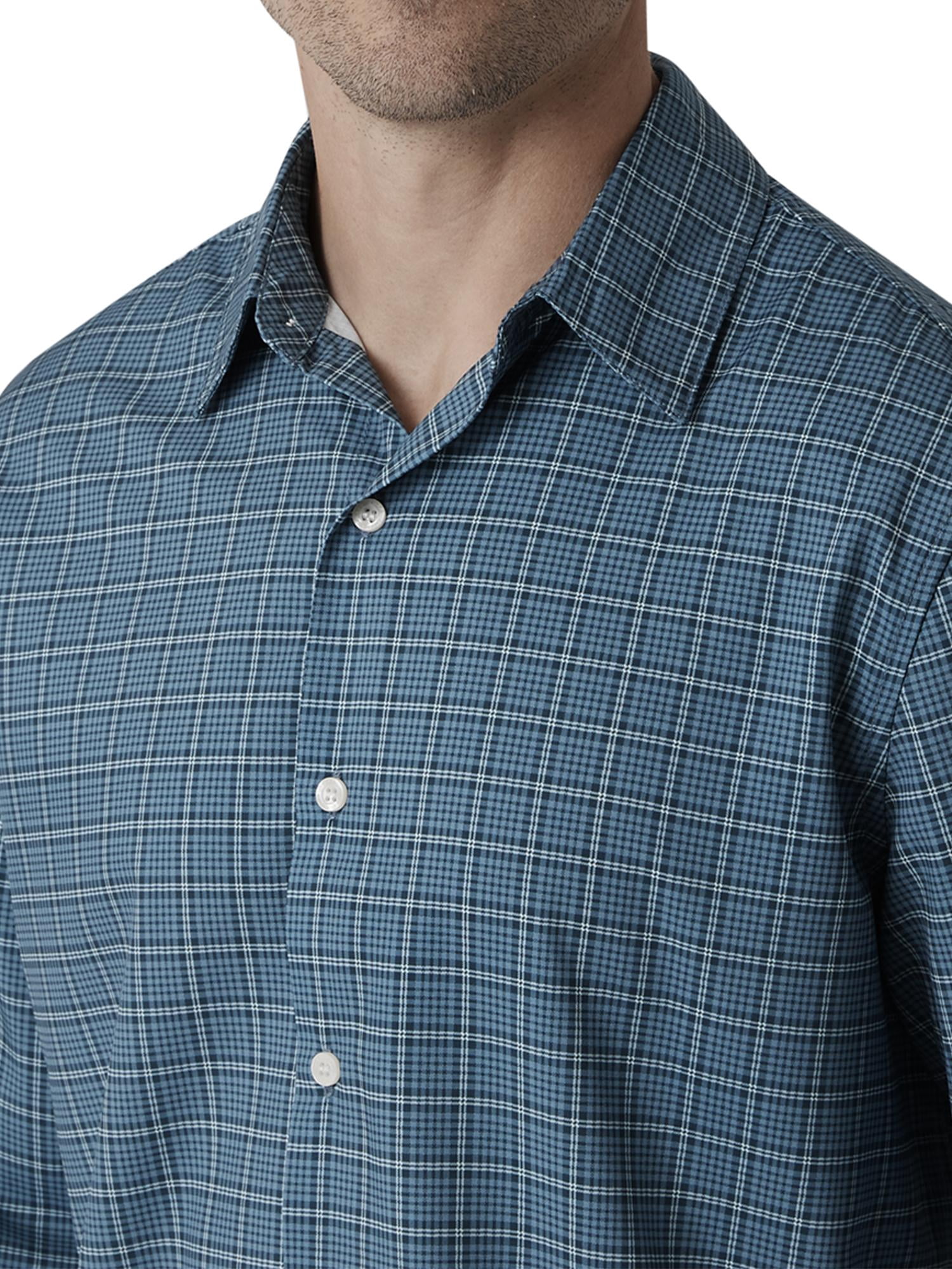 Chaps Men's & Big Men's Wrinkle Resistant Stretch Long Sleeve Button Down Shirt