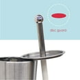 thumbnail image 5 of Home Basics Brushed Stainless Steel Tapered Toilet Brush, 5 of 10