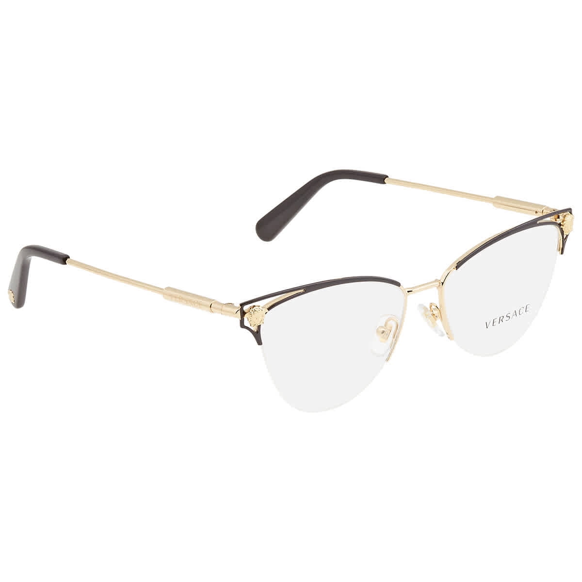 Versace Demo Cat Eye Ladies Eyeglasses VE1280 1433 53