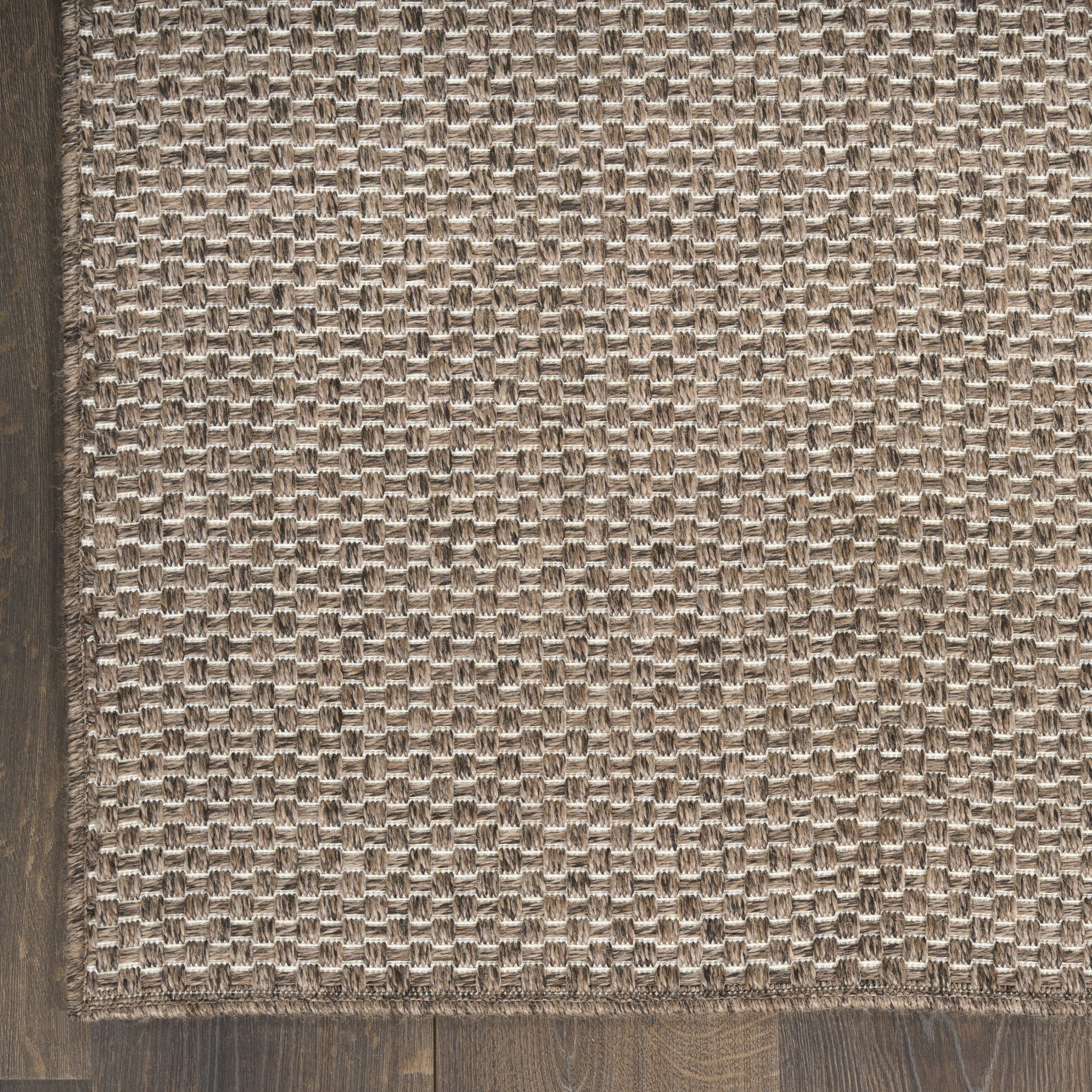 Nourison Tulum 6' x 9' Brown Outdoor Rug