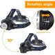thumbnail image 2 of Powerful LED Headlamp Rechargeable Head Torch Adjustable Headlight Lamp 3 Modes LED Front Light with USB Cable and 2 18650 Batteries for Fishing Cycling Hiking Running Camping, 2 of 4