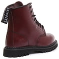 thumbnail image 3 of Grinders Cedric CS Unisex 8 Eyelet Lace Up Leather Ankle Boot In Cherry Size 11M, 3 of 6