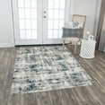 thumbnail image 7 of Alora Decor Glamour 7'10"x9'10" Ivory / Teal/Ivory / Teal Power-Loomed Area Rug, 7 of 7