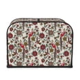 thumbnail image 2 of Fotbe Dark Enchanted Flowers And Birds for Four Slice Toaster Cover, Fingerprint Protector, Super Soft Appliance Cover And Dust Cover,Bread Dust Cover & Fingerprint Protection, 2 of 7